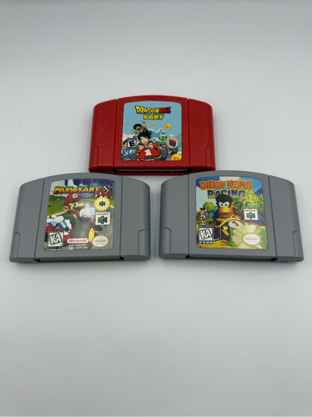N64 Racing Bundle – Mario Kart, Diddy Kong Racing & Dragon Ball Kart